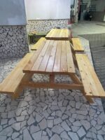 Ahşap Piknik Masası - Görsel 5